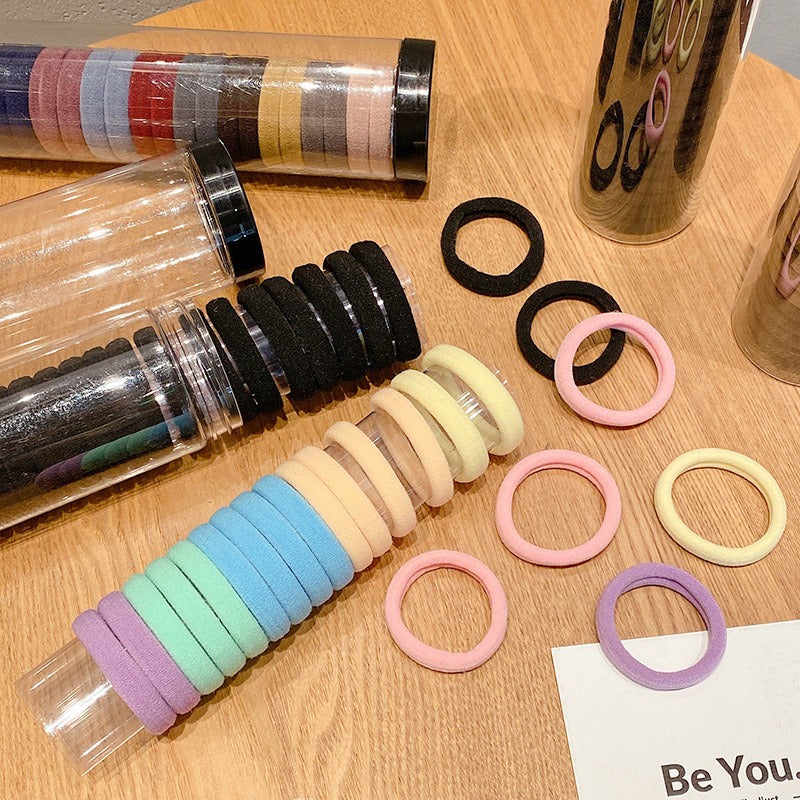 Wholesale Simple Handmade Rubber Band Plush Hair Rope